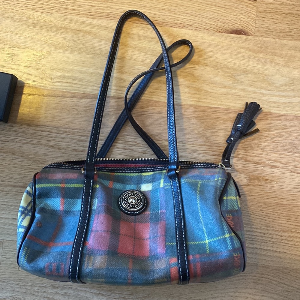 Dooney & Bourke Barrel Plaid Bag